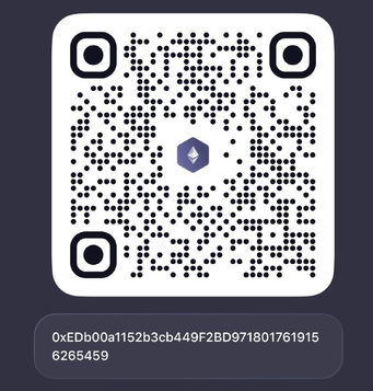 Ethereum donation QR code