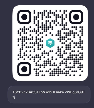 USDT TRC20 donation QR code